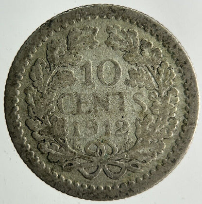 1912 Netherlands 10 Cents Silver Coin | Collectable Grade