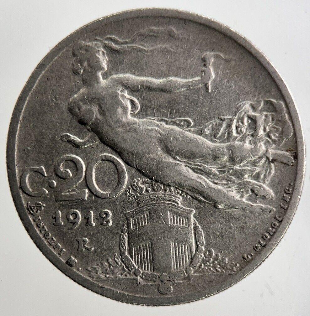 1912 Italy 20 Centesimi Coin | Fine Collectable Grade