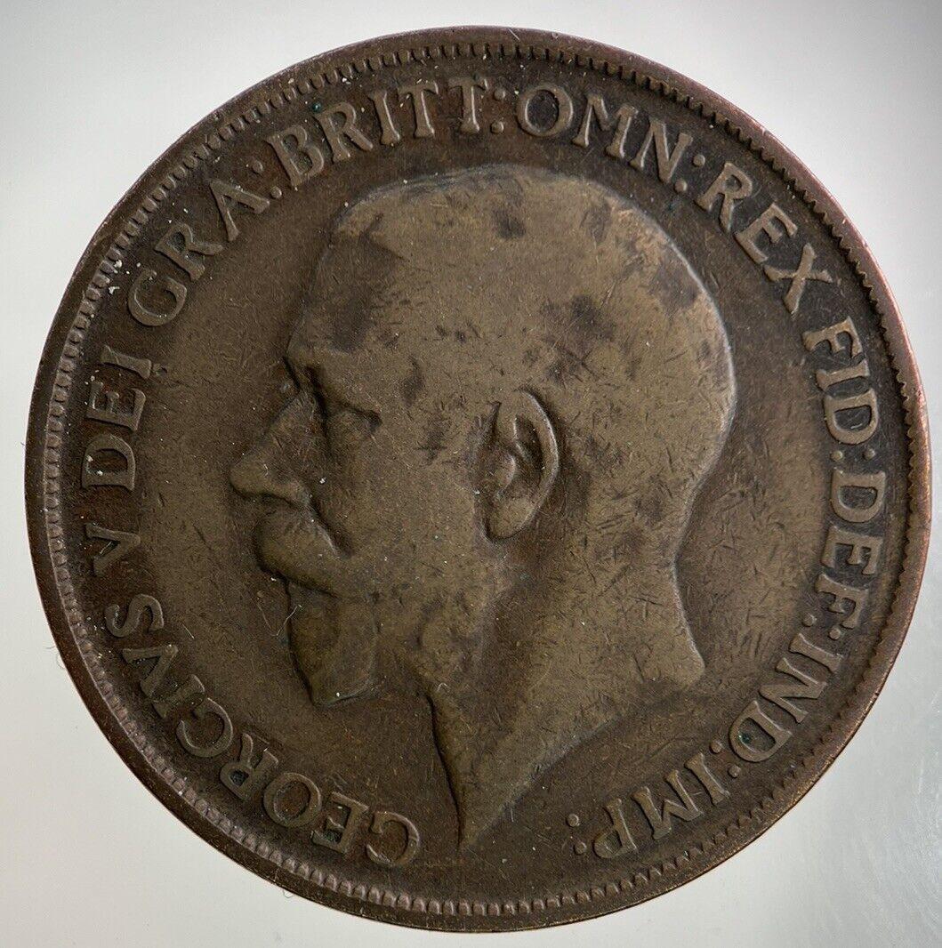 1912-H George V One Penny Coin | Collectable Grade