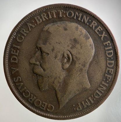 1912-H George V One Penny Coin | Collectable Grade