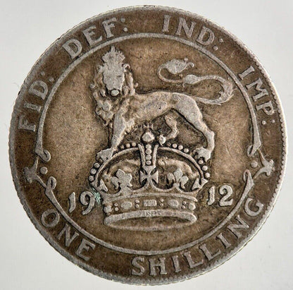 1912 George V Shilling Silver Coin | Collectable Grade
