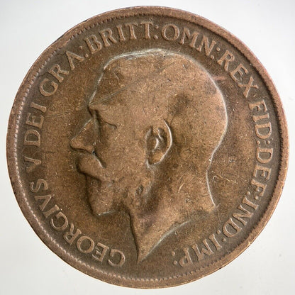 1912-H George V One Penny Coin | Collectable Grade