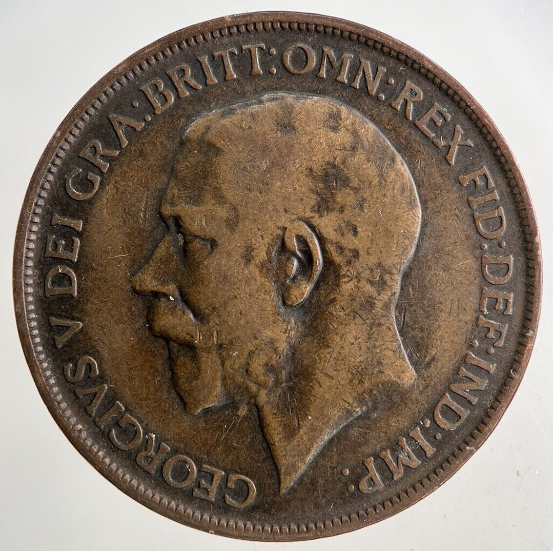 1912-H George V One Penny Coin | Collectable Grade