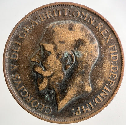 1912-H George V One Penny Coin | Collectable Grade