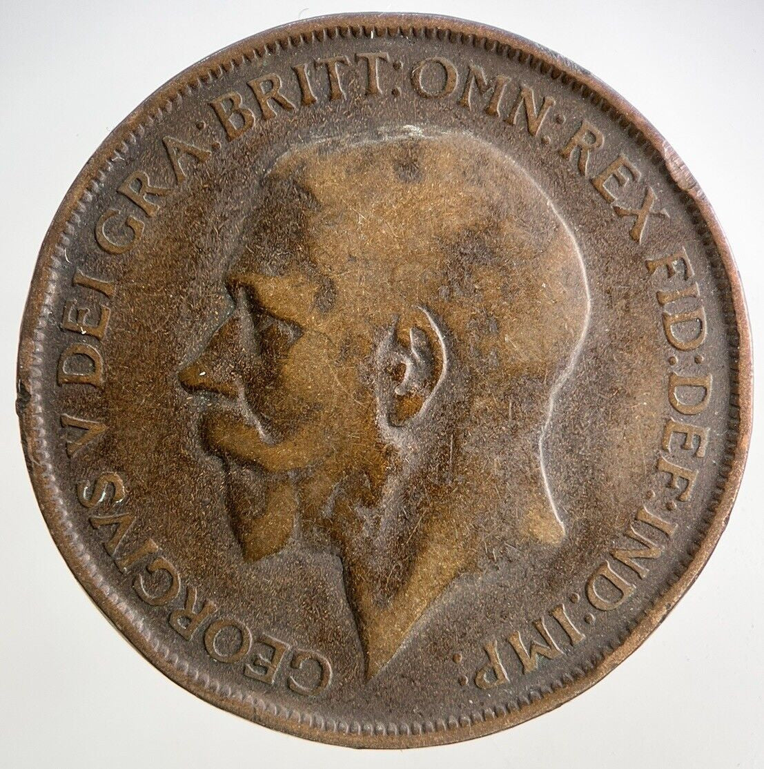 1912-H George V One Penny Coin | Collectable Grade