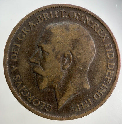 1912-H George V One Penny Coin | Collectable Grade