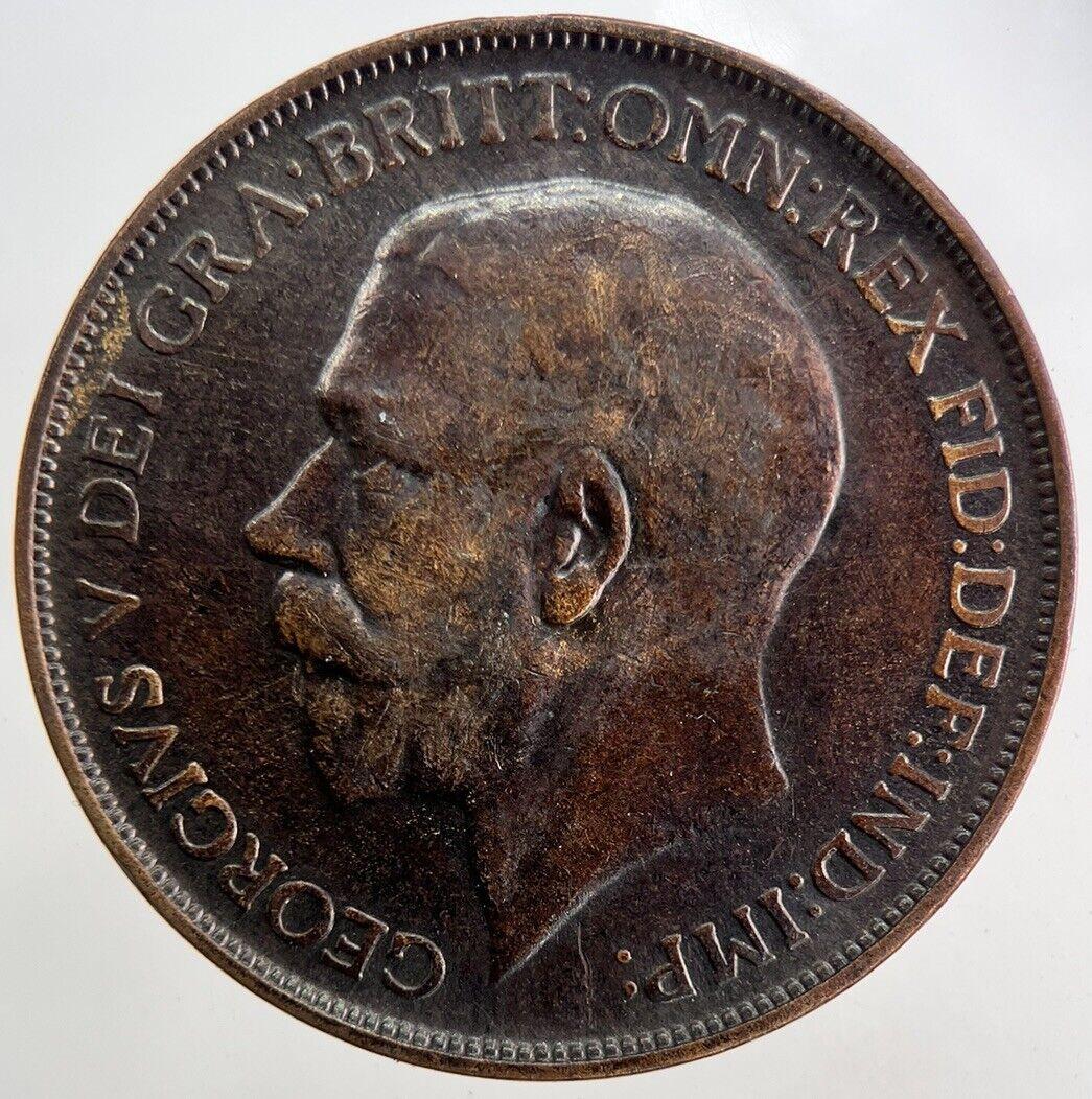 1912-H George V One Penny Coin | Fine Collectable Grade