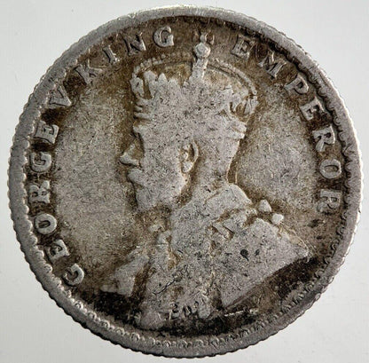 1912 India 1/4 Quarter Rupee Silver Coin | Collectable Grade