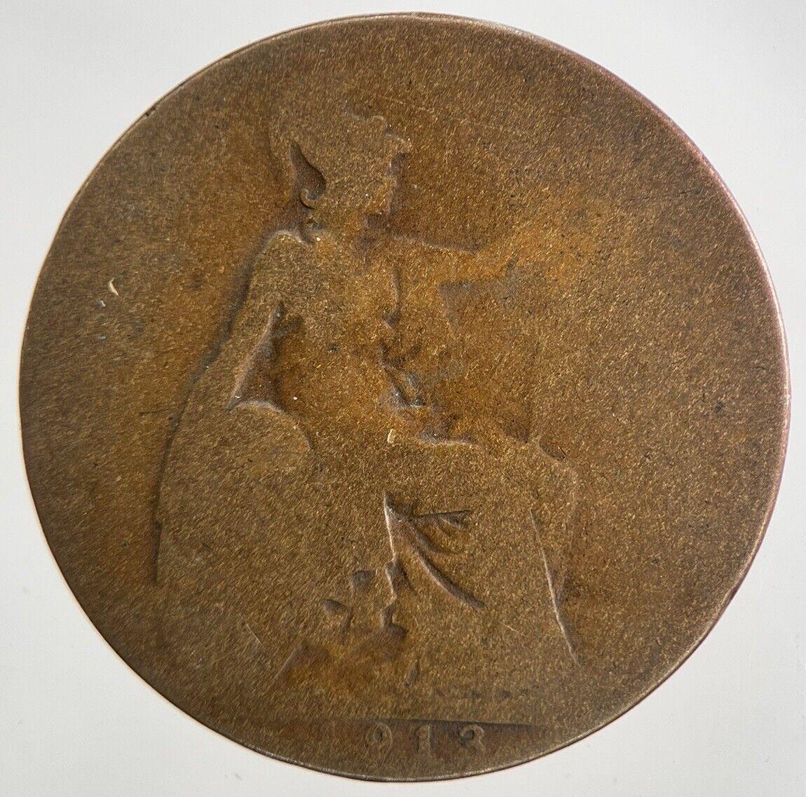 1913 George V Half-Penny Coin | Collectable Grade