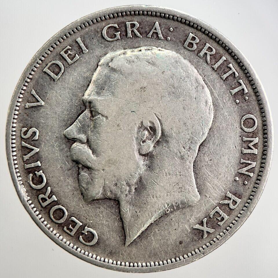 1913 George V Half-Crown Silver Coin | Fine Collectable Grade | a2634