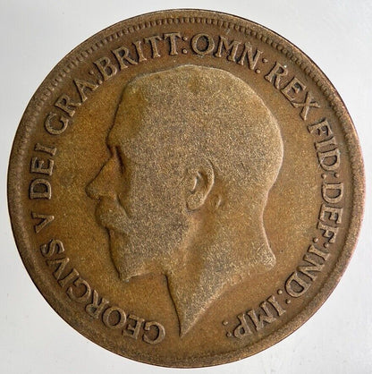 1913 George V One Penny Coin | Collectable Grade