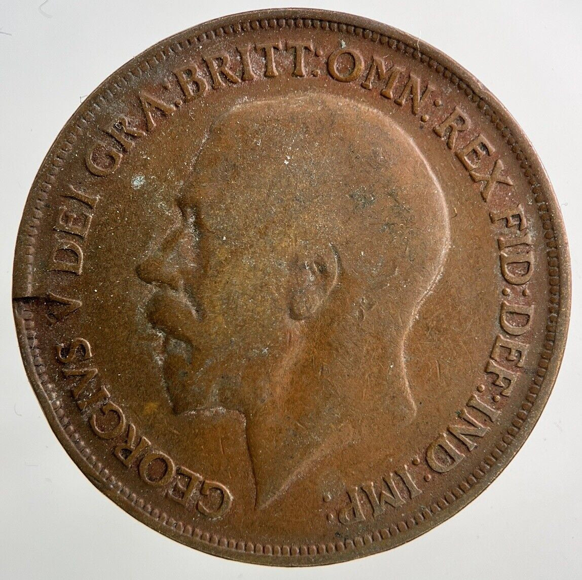1913 George V One Penny Coin | Collectable Grade