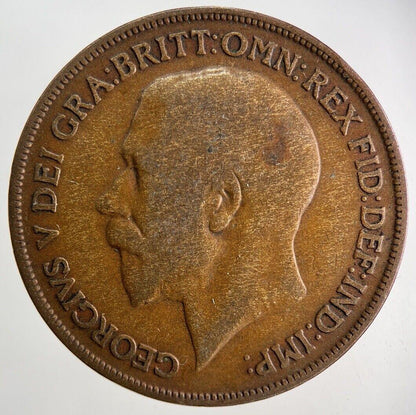 1913 George V One Penny Coin | Collectable Grade