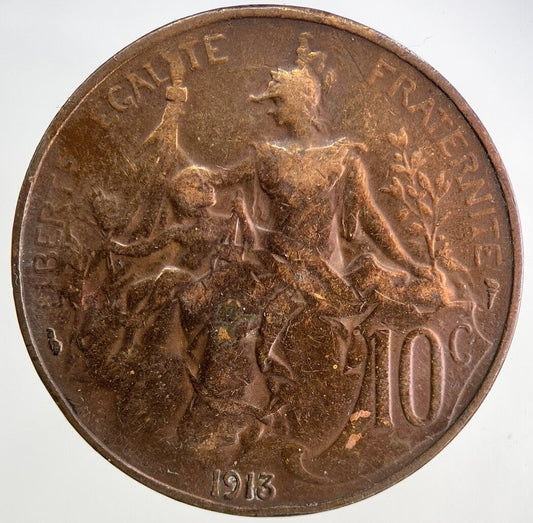 1913 France 10 Centimes Coin | Collectable Grade