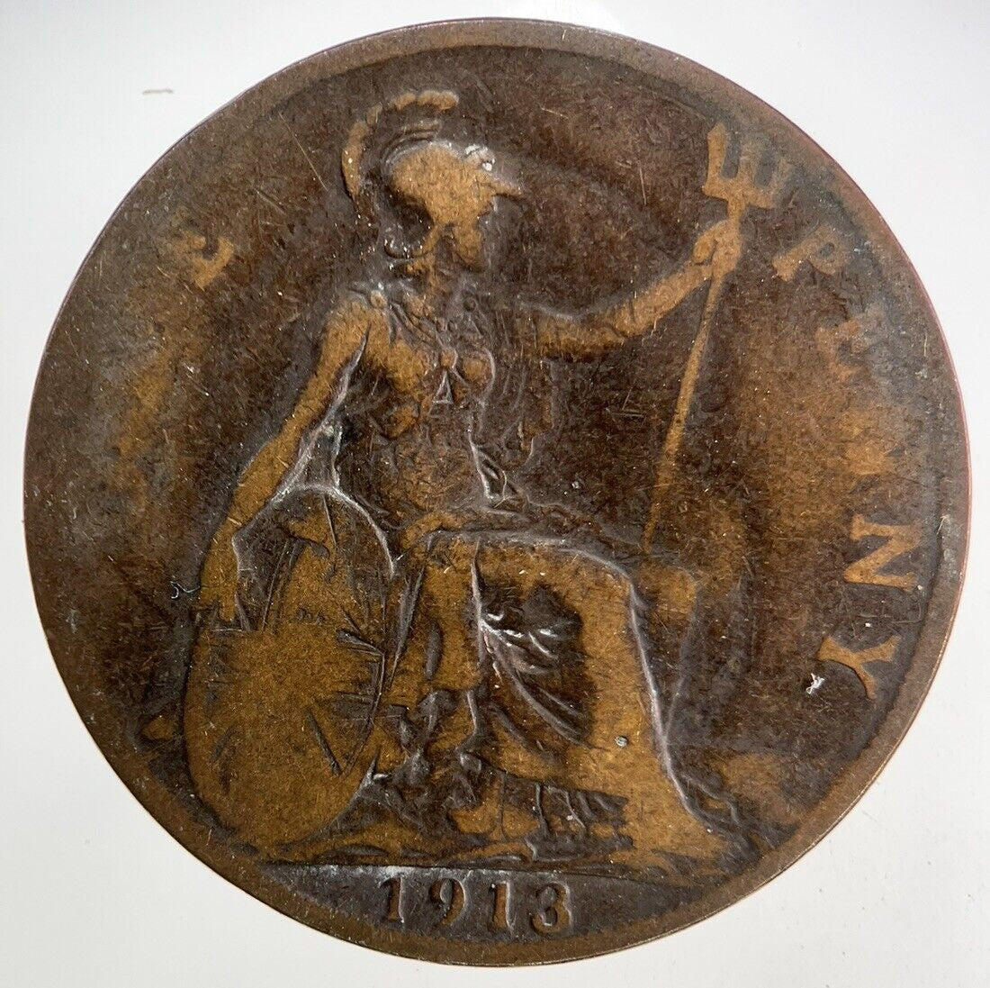 1913 George V One Penny Coin | Collectable Grade