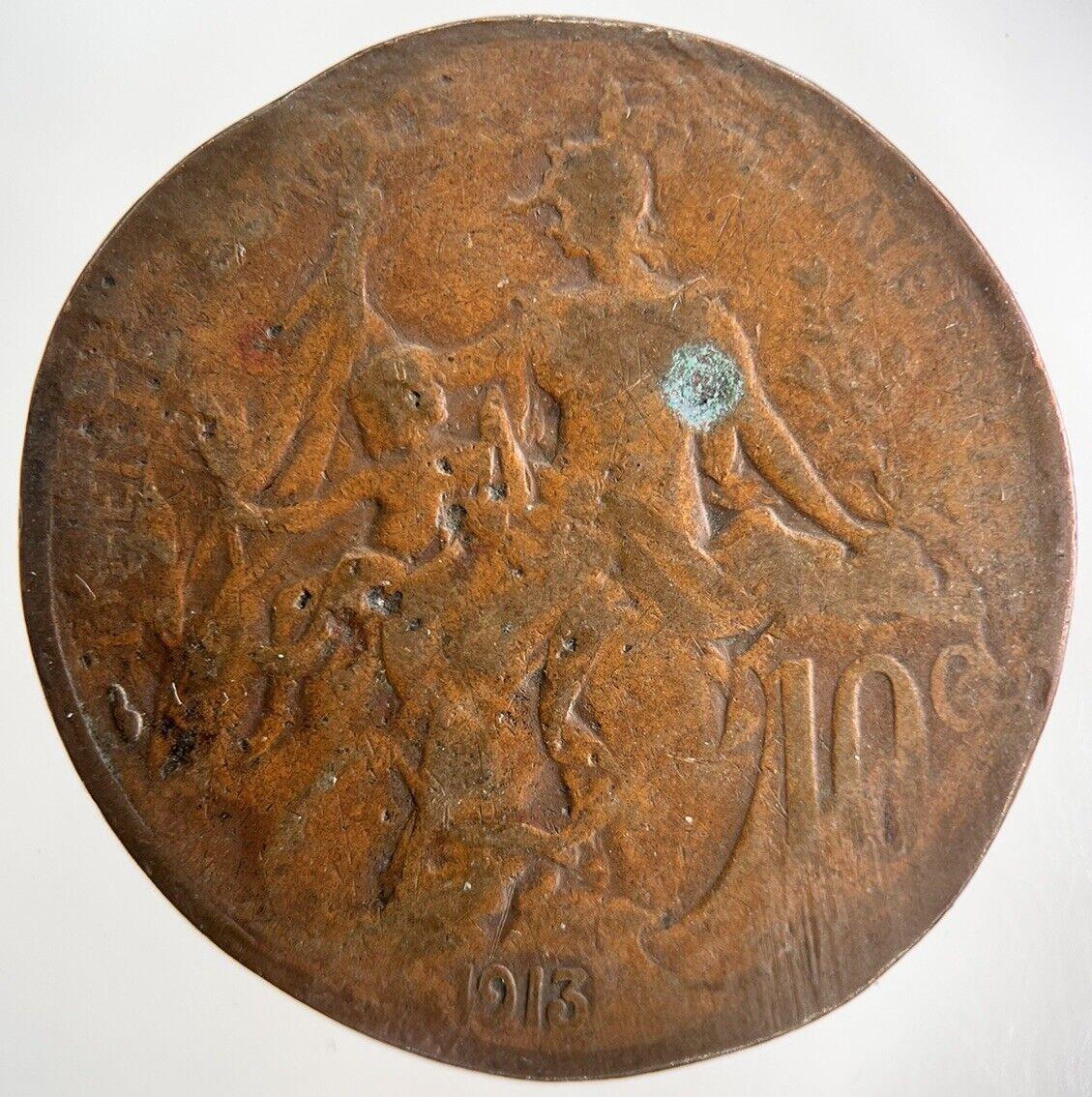 1913 France 10 Centimes Coin | Collectable Grade