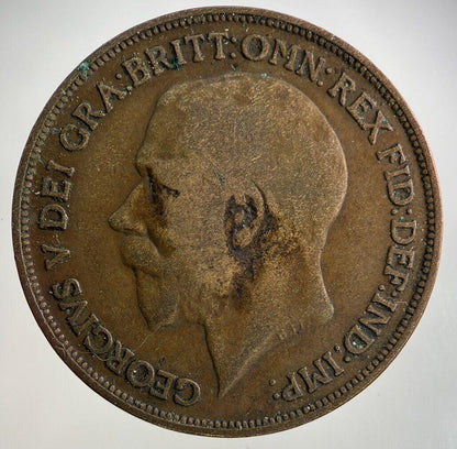 1913 George V One Penny Coin | Collectable Grade