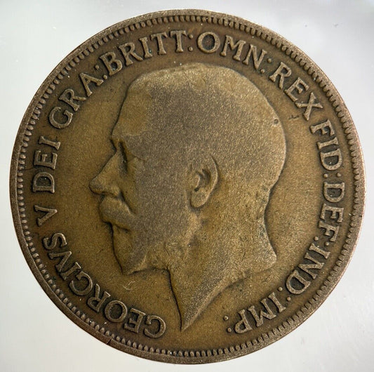 1913 George V One Penny Coin | Collectable Grade