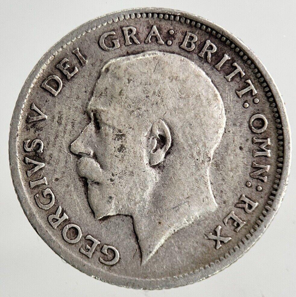 1913 George V Sixpence Silver Coin | Fine Collectable Grade