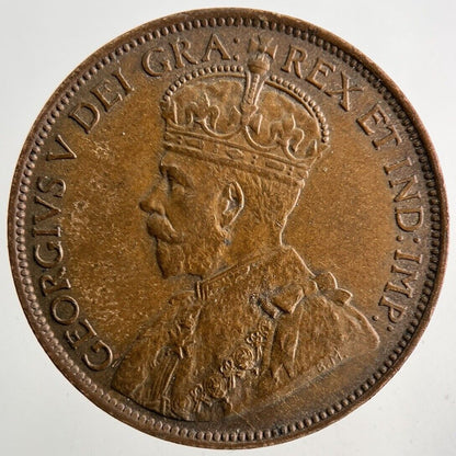 1913 Canada One Cent Coin | Very High Grade