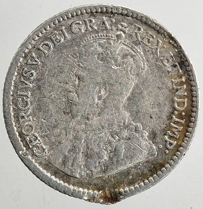 1913 Canada 5 Cents Silver Coin | Fine Collectable Grade | a5444