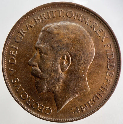 1913 George V One Penny Coin | Fine Collectable Grade