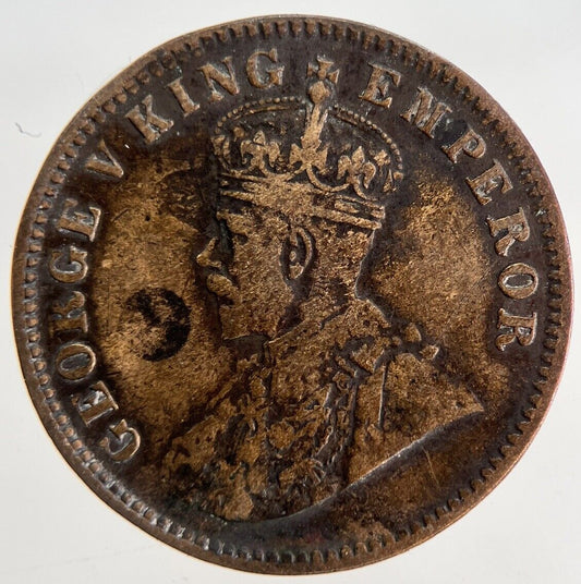 1913 India 1/4 Quarter Anna Coin | Collectable Grade