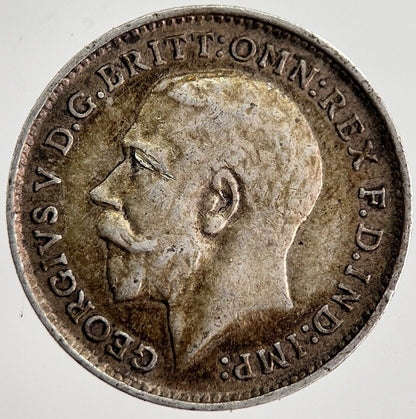 1913 George V Threepence Silver Coin | Very High Grade | a8580