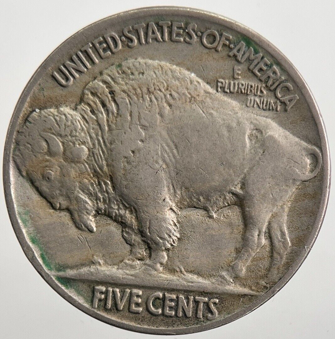 1913 USA Buffalo Indian Head Nickel 5 Cents Coin | Fine Collectable Grade a5649