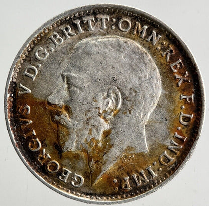 1913 George V Threepence Silver Coin | Fine Collectable Grade