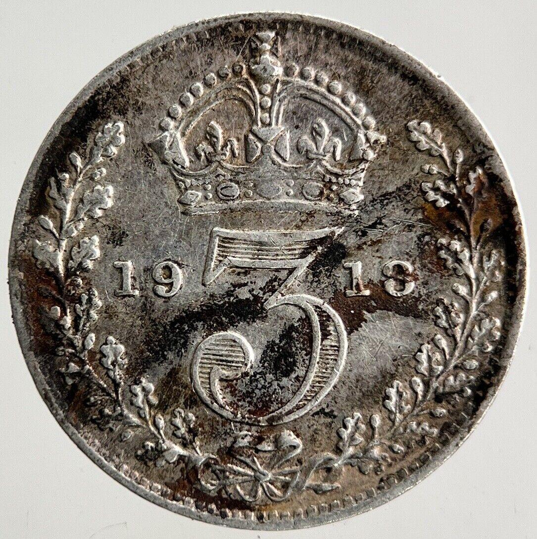 1913 George V Threepence Silver Coin | Fine Collectable Grade