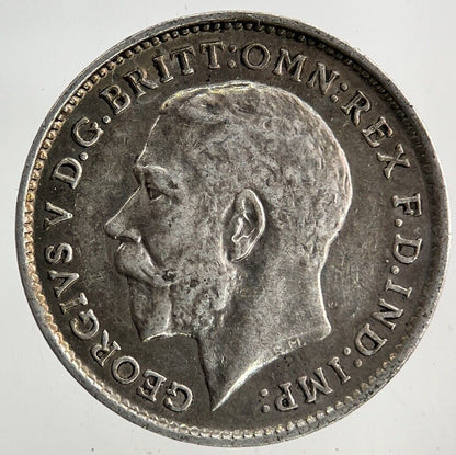1913 George V Threepence Silver Coin | Very High Grade