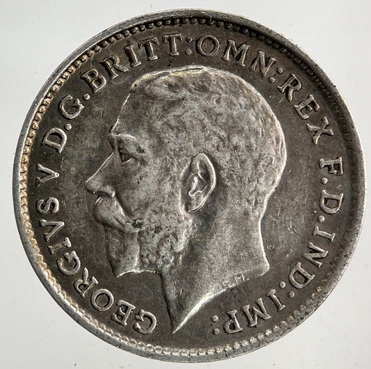 1913 George V Threepence Silver Coin | Very High Grade