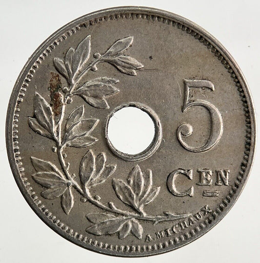 1914 Belgium 5 Centimes Coin | Very High Grade