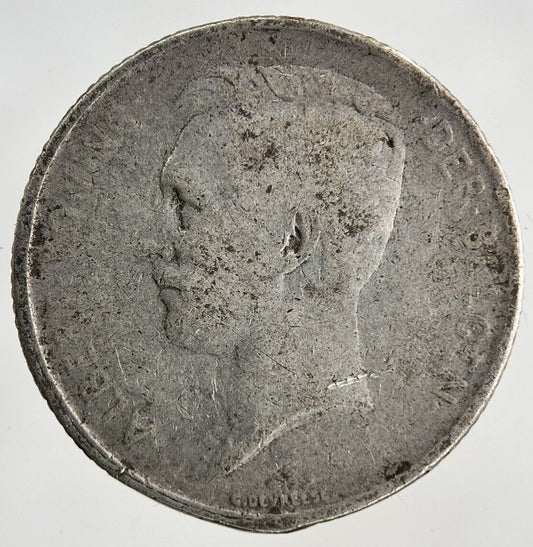 1914 Belgium 1 Franc Silver Coin | Collectable Grade