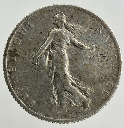 1914 France 1 Franc Silver Coin | Fine Collectable Grade
