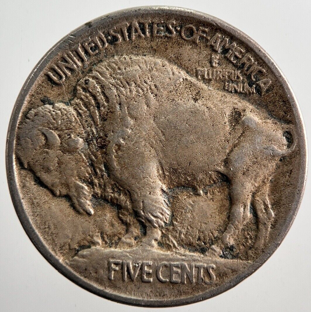 1913 US USA Indian Head Buffalo Nickel Coin | Very High Grade