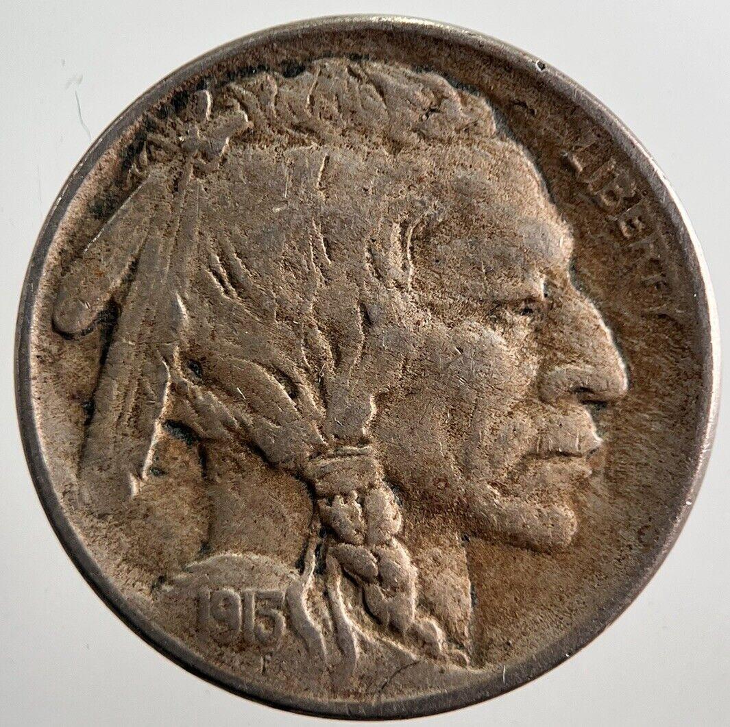 1913 US USA Indian Head Buffalo Nickel Coin | Very High Grade