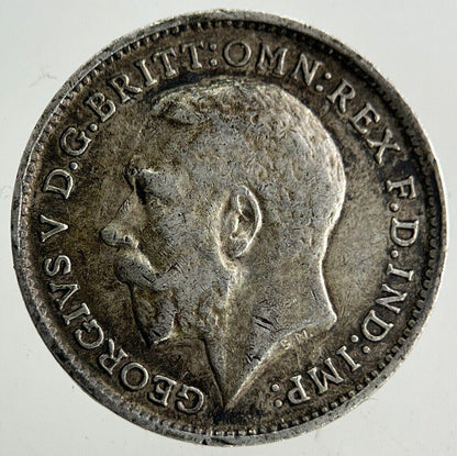 1913 George V Threepence Silver Coin | Very High Grade