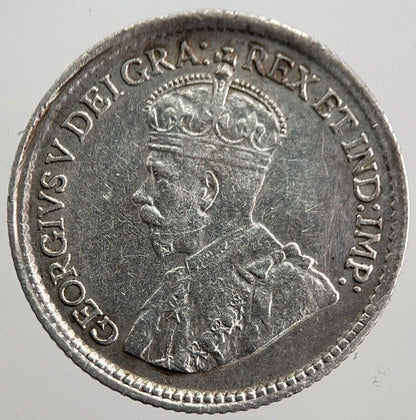 1914 Canada 5 Cents Silver Coin | Very High Grade | a7812