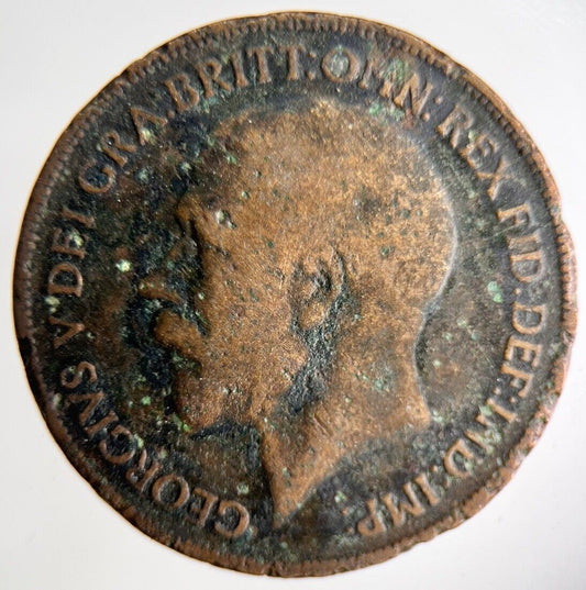 1914 George V One Penny Coin | Collectable Grade