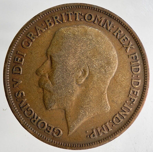1914 George V One Penny Coin | Collectable Grade