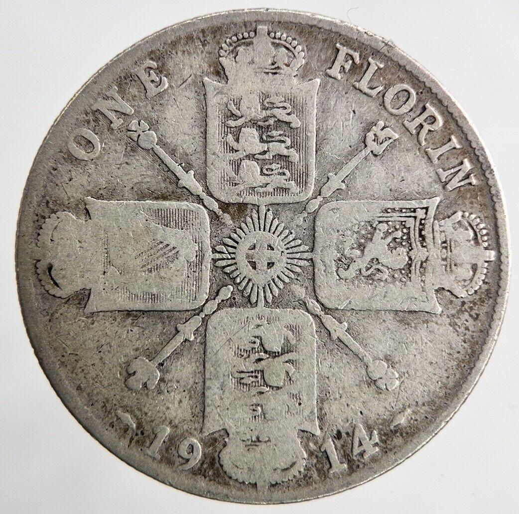 1914 George V Florin Silver Coin | Collectable Grade