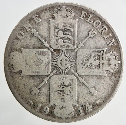 1914 George V Florin Silver Coin | Collectable Grade
