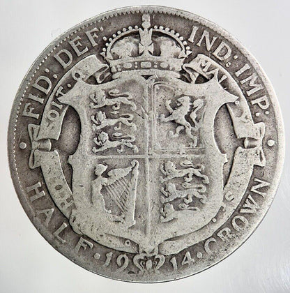 1914 George V Half-Crown Silver Coin | Collectable Grade