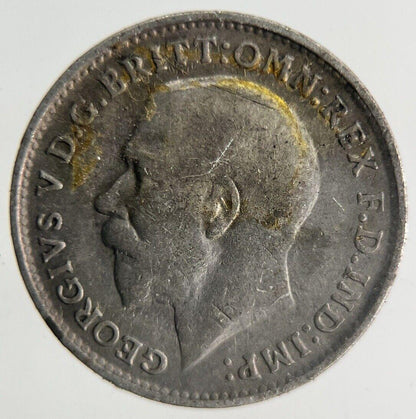 1914 George V Threepence Silver Coin | Fine Collectable Grade