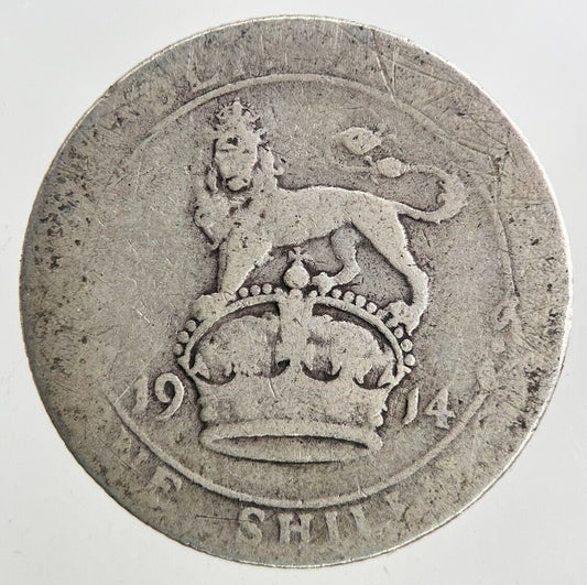 1914 George V One Shilling Silver Coin | Collectable Grade