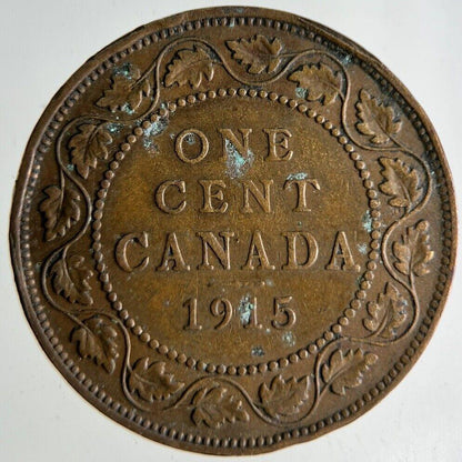 1915 Canada One Cent Coin | Fine Collectable Grade