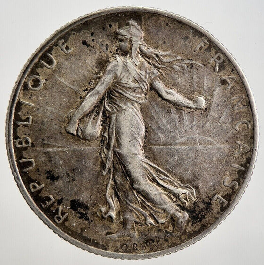 1915 France 2 Francs Silver Coin | Fine Collectable Grade