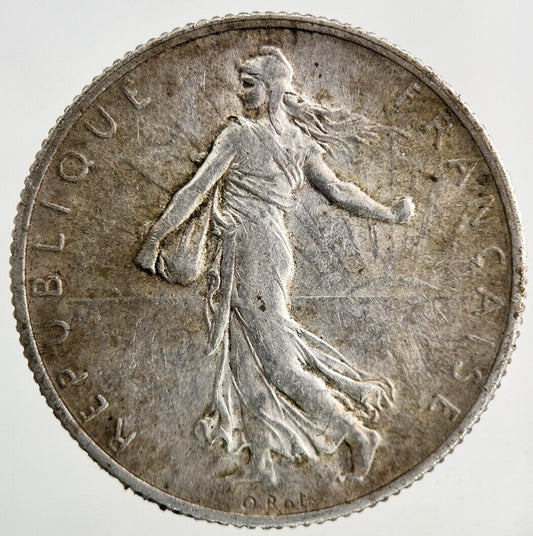 1915 France 2 Francs Silver Coin | Fine Collectable Grade